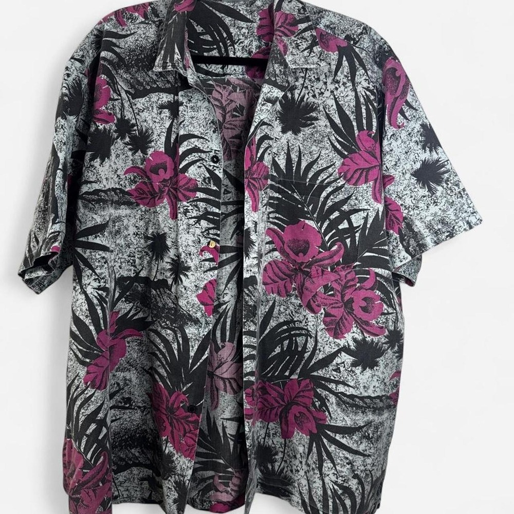Vintage Hawaiian shirt Hana fashion size xl tropical vacation